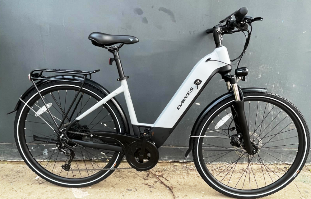DAWES Spire 2-Cues-Electric Bike-Hybrid-Stepthrough-15"-Grey-690215-17-ET Bikes