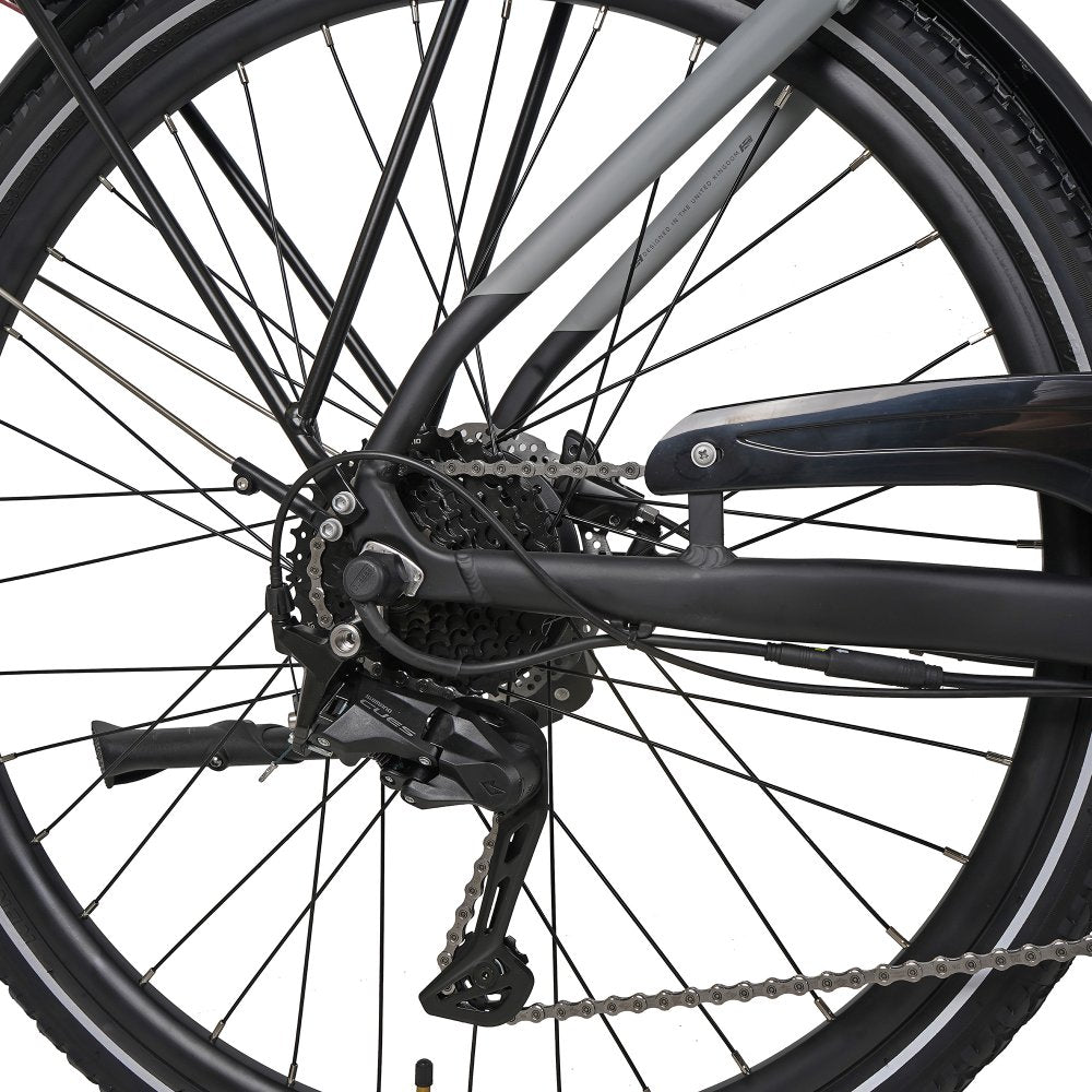 DAWES Spire 2-Cues-Electric Bike-Hybrid-Stepthrough-15"-Grey-690215-17-ET Bikes