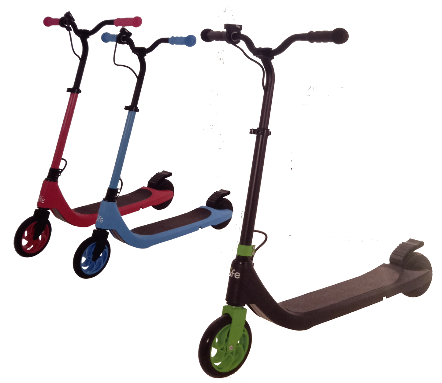 LI-FE 120 PRO-Kids Electric Scooter-Green-Pink-Blue-ET Bikes-M004391