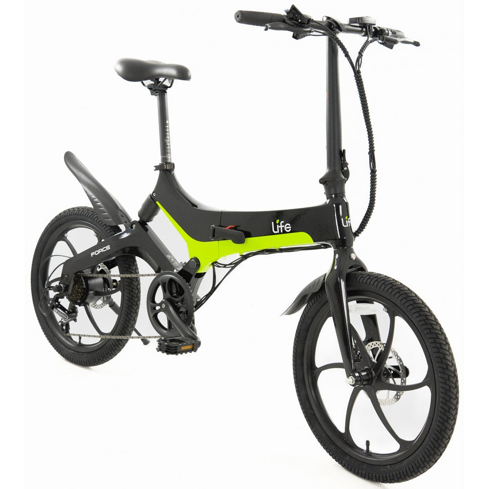 LI-FE FORCE-Electric Bike-Folding-Mag Frame-Red 646002-Green 646003-ET Bikes