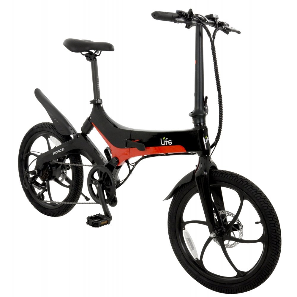LI-FE FORCE-Electric Bike-Folding-Mag Frame-Red 646002-Green 646003-ET Bikes