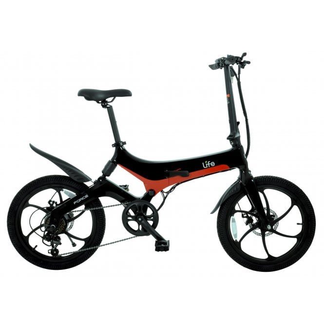 LI-FE FORCE-Electric Bike-Folding-Mag Frame-Red 646002-Green 646003-ET Bikes