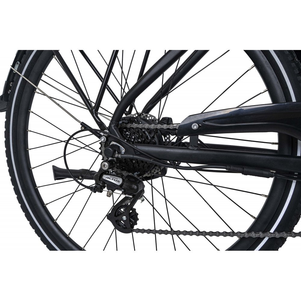 DAWES Spire 1-Electric Bike-Hybrid-Stepthrough-Black-690315-17-ET Bikes